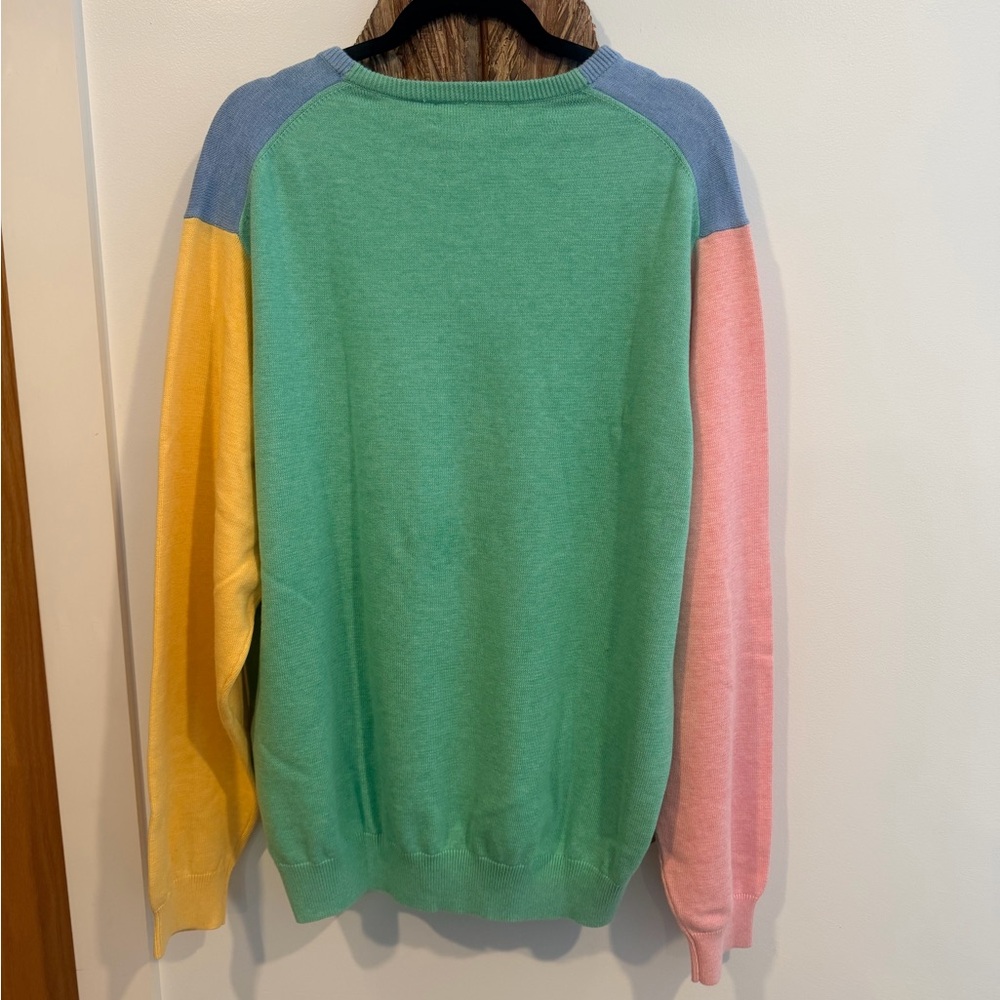 Vineyard Vines Men's Colorblock Crewneck Sweater - Picture 2 of 4